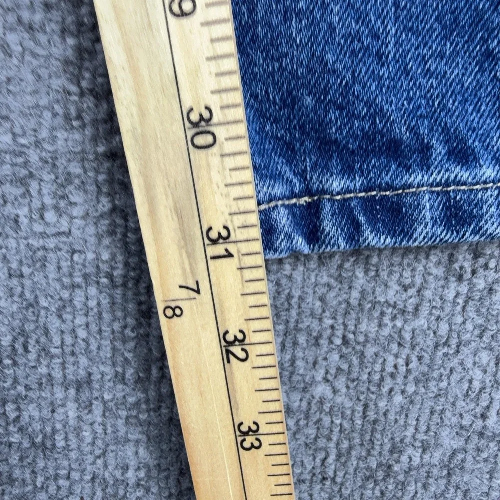 Dickies Jeans Mens 42x32 Blue Relaxed Fit Straight Leg Medium Wash Denim Pants